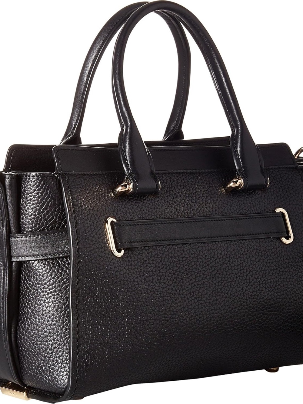 Structured Black Women's Laptop Satchel